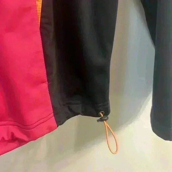 NWT 90s Y2K style Womens Colorblock Jacket Phoebe Buffay Campcore Retro 2000s - Picture 5 of 5